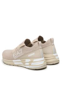 EA7 Emporio Armani Sneakersy X8X095 XK240 S645 Beżowy. Kolor: beżowy. Materiał: skóra #4