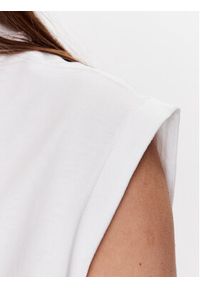 Calvin Klein Jeans Sukienka codzienna J20J221484 Biały Regular Fit. Okazja: na co dzień. Kolor: biały. Materiał: bawełna. Typ sukienki: proste. Styl: casual #3