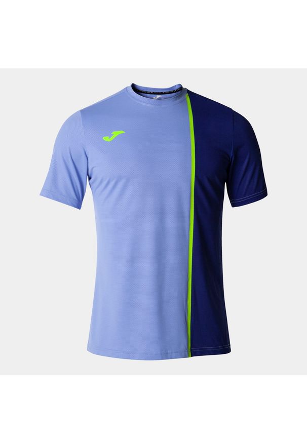 Koszulka tenisowa męska z krótkim rękawem Joma Smash Short Sleeve. Kolor: niebieski. Długość rękawa: krótki rękaw. Długość: krótkie. Sport: tenis