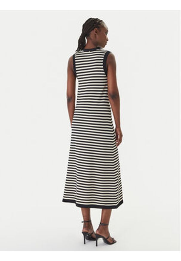 LOLA CASADEMUNT Sukienka dzianinowa MS2616002 Czarny Regular Fit. Kolor: czarny. Materiał: syntetyk