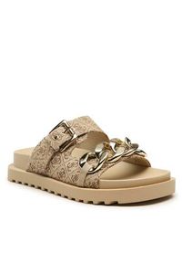 Guess Klapki Fatema2 FL6FT2 FAL03 Brązowy. Kolor: brązowy. Materiał: materiał #3