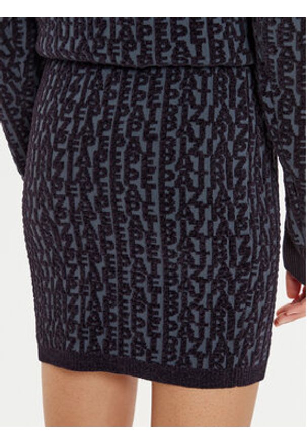 Patrizia Pepe Spódnica mini 2G0986 K210 Granatowy Regular Fit. Kolor: niebieski. Materiał: syntetyk