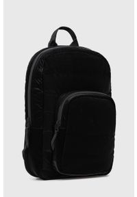 Rains Plecak 1383 Base Bag Mini Quilted kolor czarny duży gładki. Kolor: czarny. Wzór: gładki #5