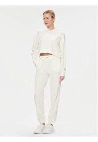 Guess Bluza Aislin V4RQ00 KC2T0 Écru Regular Fit. Materiał: syntetyk