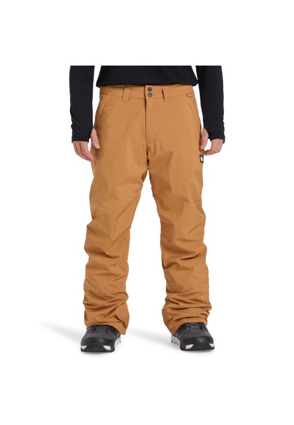 Quiksilver - Spodnie do sportów zimowych techniczne dla Mężczyzn ESTATE. Kolor: brązowy. Materiał: poliester, materiał. Sezon: zima. Sport: narciarstwo