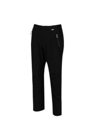 Regatta - Spodnie turystyczne męskie Highton Stretch. Kolor: czarny. Długość: długie. Sezon: lato. Sport: turystyka piesza #1
