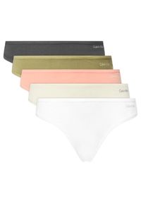 Calvin Klein Underwear Komplet 5 par fig klasycznych 000QD5251E Kolorowy. Materiał: bawełna. Wzór: kolorowy
