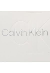 Calvin Klein Jeans Torebka Sculpted Shoulder Bag24 Mono K60K607831 Biały. Kolor: biały. Materiał: skórzane