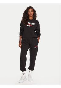 Reebok Spodnie dresowe Stacey RK25166CCW Czarny Regular Fit. Kolor: czarny. Materiał: bawełna #4