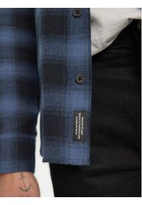 Blend Koszula 20717421 Granatowy Slim Fit. Kolor: niebieski. Materiał: bawełna #3