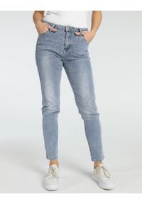 Unisono - SPODNIE - JEANSY. Materiał: jeans. Styl: klasyczny