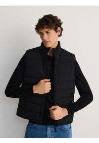 Reserved - Puchowa kamizelka - czarny. Kolor: czarny. Materiał: puch #1