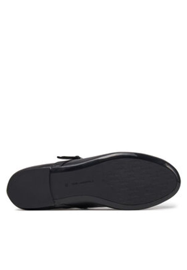 Karl Lagerfeld - KARL LAGERFELD Baleriny Karo KL40121S Czarny. Kolor: czarny. Materiał: skóra