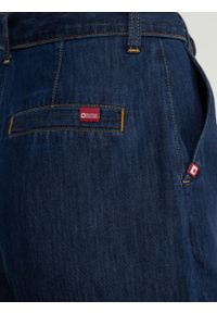 Big-Star - Szorty damskie jeansowe o luźnym kroju granatowe Linasa 550. Kolor: niebieski. Materiał: jeans. Sezon: lato. Styl: klasyczny, elegancki