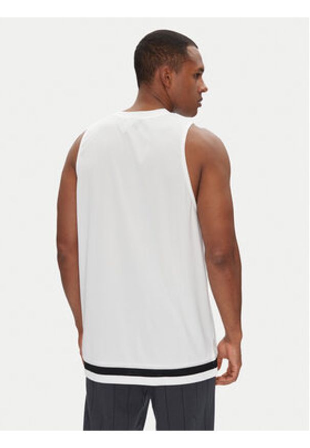 Adidas - adidas Tank top Seasonal Essentials US Sport JD8088 Biały Regular Fit. Kolor: biały. Materiał: syntetyk. Styl: sportowy