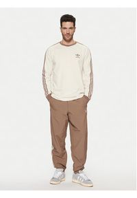 Adidas - adidas Longsleeve adicolor Classics 3-Stripes JN7022 Écru Slim Fit. Materiał: bawełna. Długość rękawa: długi rękaw #5