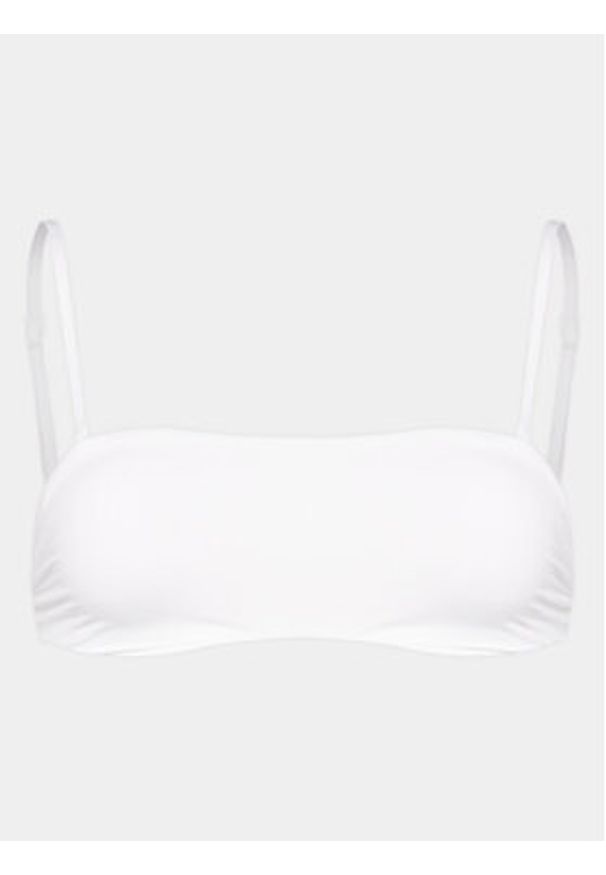 Calvin Klein Underwear Biustonosz top 000QF7630E Biały. Kolor: biały. Materiał: syntetyk