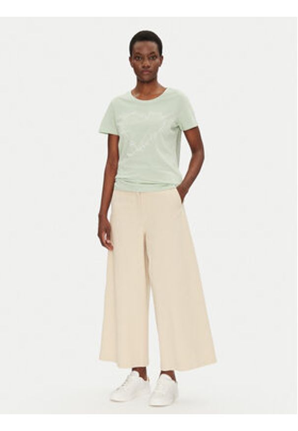 Fransa T-Shirt 20615482 Zielony Regular Fit. Kolor: zielony. Materiał: bawełna