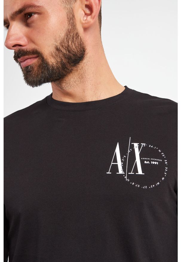 Armani Exchange - LONGSLEEVE ARMANI EXCHANGE. Długość rękawa: długi rękaw. Wzór: nadruk