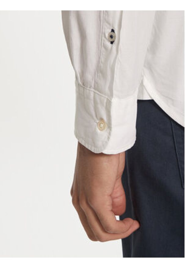 TOMMY HILFIGER - Tommy Hilfiger Koszula MW0MW30494 Biały Regular Fit. Kolor: biały. Materiał: bawełna
