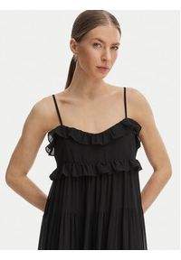 MICHAEL Michael Kors Sukienka letnia MS683E37R3 Czarny Relaxed Fit. Kolor: czarny. Materiał: syntetyk. Sezon: lato #3