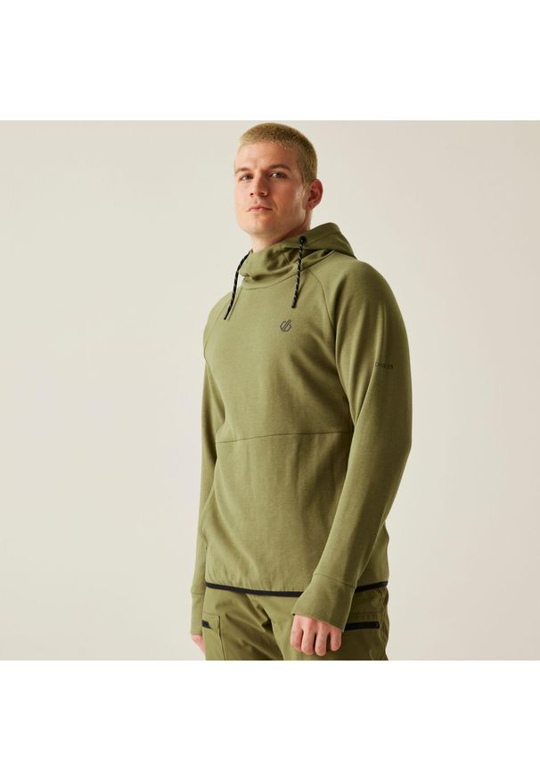 DARE 2B - Bluza męska z kapturem Ollie Dare 2b. Typ kołnierza: kaptur. Kolor: zielony. Materiał: materiał. Sezon: zima. Sport: narciarstwo