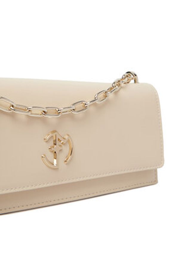 Eva Minge Torebka EO-ANIKA-LDA8635 Écru. Kolor: kremowy. Materiał: skórzane