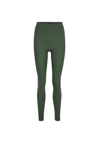 Legging wysoka talia bez szwów dla kobiet Hummel Mt Focus. Stan: podwyższony. Kolor: wielokolorowy, zielony, brązowy. Sport: fitness #1