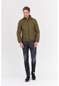 Invicta - INVICTA Zielona kurtka puchowa męska, Rozmiar XL. Kolor: zielony. Materiał: puch