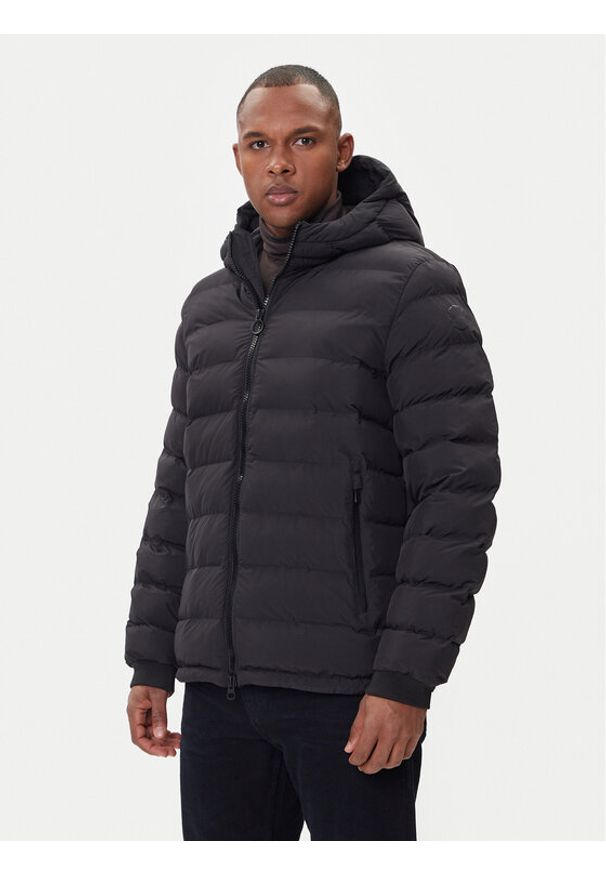 Geox Kurtka zimowa Spherica M5629C T3284 F9000 Czarny Regular Fit. Kolor: czarny. Materiał: syntetyk. Sezon: zima
