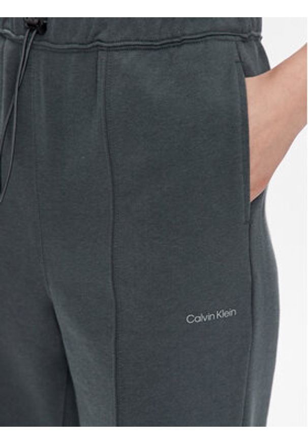 Calvin Klein Performance Spodnie dresowe 00GWS3P605 Zielony Regular Fit. Kolor: zielony. Materiał: dresówka, bawełna