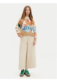 Weekend Max Mara Sweter 2515361181 Kolorowy Regular Fit. Materiał: syntetyk, bawełna. Wzór: kolorowy #2