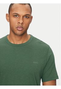BOSS T-Shirt Tegood 50508243 Zielony Regular Fit. Kolor: zielony. Materiał: bawełna #5