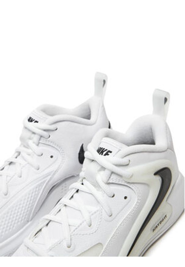 Nike Buty halowe Zoom Hyperset 2 FQ7070 101 Biały. Kolor: biały. Materiał: skóra. Model: Nike Zoom