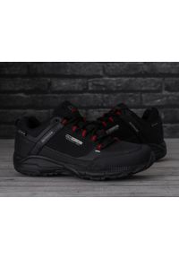 Buty męskie turystyczne trekkingowe DK PREDATOR SOFTSHELL. Kolor: czerwony, wielokolorowy, czarny. Materiał: softshell
