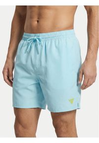 Guess Szorty kąpielowe F6GT24 WG282 Niebieski Regular Fit. Kolor: niebieski. Materiał: syntetyk #1