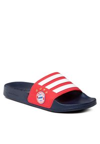 Adidas - Klapki adidas. Kolor: czerwony #1