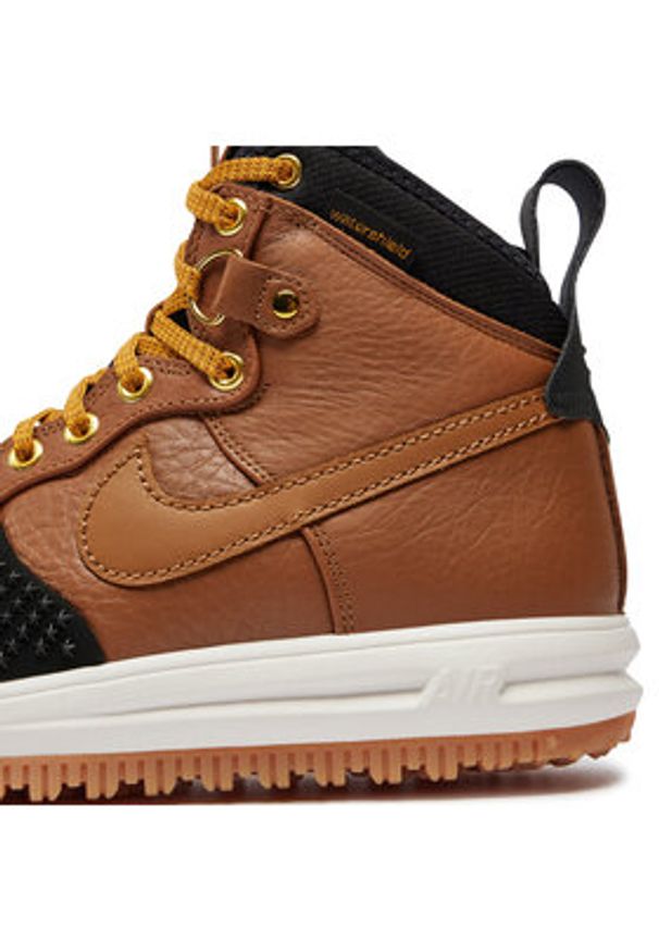 Nike Sneakersy Lunar Force 1 Duckboot 805899 202 Brązowy. Kolor: brązowy. Materiał: skóra