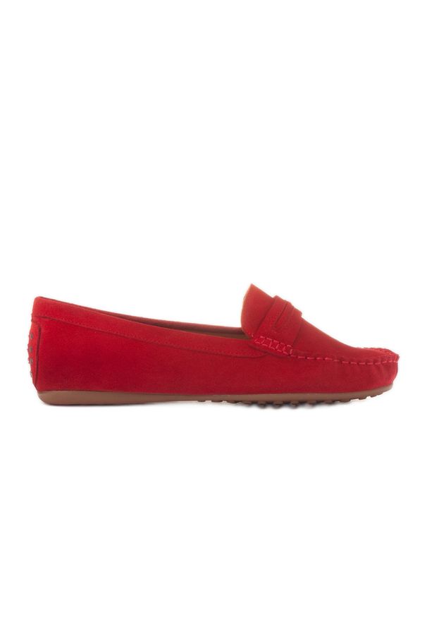 Marco Shoes Mokasyny Vigo czerwone. Kolor: czerwony