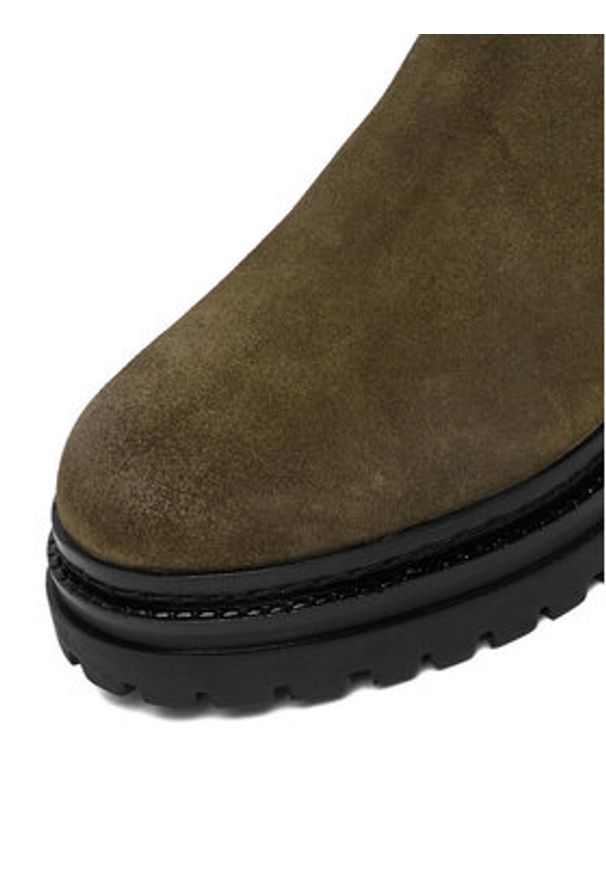 U.S. Polo Assn. Sztyblety CEO-VIZAG001W/ELE1 Khaki. Kolor: brązowy. Materiał: skóra, zamsz