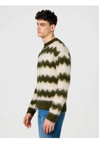 Wrangler - MESKI SWETER WRANGLER STRIPED SWEATER IVY GREEN 112371558 #5