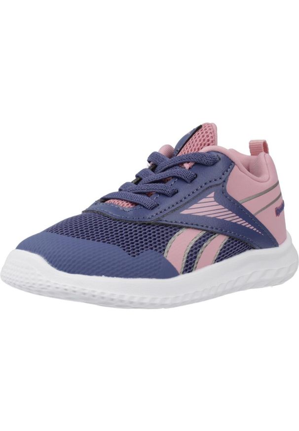 Reebok - Kapcie REEBOK RUSH RUNNER 5 ELASTIC LACE Fioletowy. Kolor: fioletowy. Materiał: syntetyk, tkanina. Sport: turystyka piesza