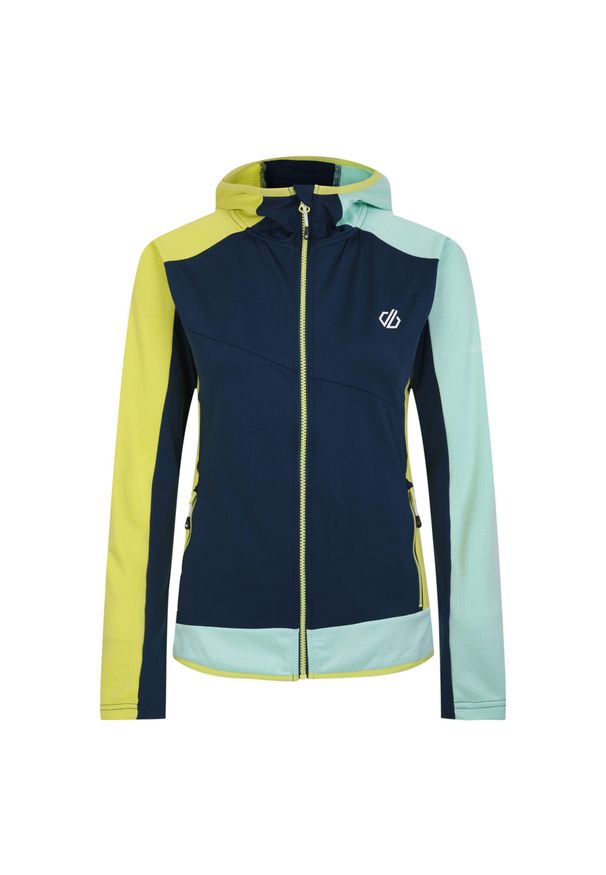 DARE 2B - Kurtka termoaktywna damska Traversing Core Stretch Midlayer. Kolor: szary, niebieski, wielokolorowy. Sport: turystyka piesza