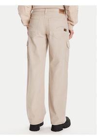 G-Star RAW - G-Star Raw Spodnie materiałowe Judee D24673-E078 Beżowy Relaxed Fit. Kolor: beżowy. Materiał: bawełna