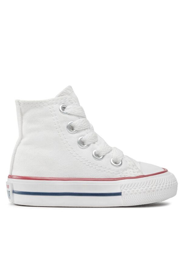 Converse Trampki Inf C/T All Star Hi 7J253C Biały. Kolor: biały. Materiał: materiał