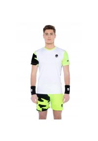 HYDROGEN - Koszulka tenisowa męska Hydrogen Camo Tech. Kolor: biały. Sport: tenis