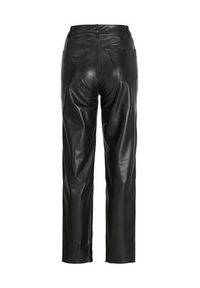 JJXX Spodnie skórzane 12204722 Czarny Straight Fit. Kolor: czarny. Materiał: skóra #4