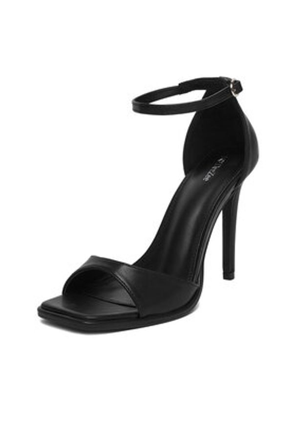 DeeZee Sandały CEO-LCCC1510-1 Czarny. Kolor: czarny. Materiał: skóra