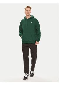 New Balance Bluza Small Logo MT41508 Zielony Regular Fit. Kolor: zielony. Materiał: syntetyk, bawełna #4