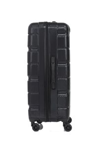 Ochnik - Komplet walizek na kółkach 19'/24'/28'. Kolor: czarny. Materiał: materiał, poliester, guma #11